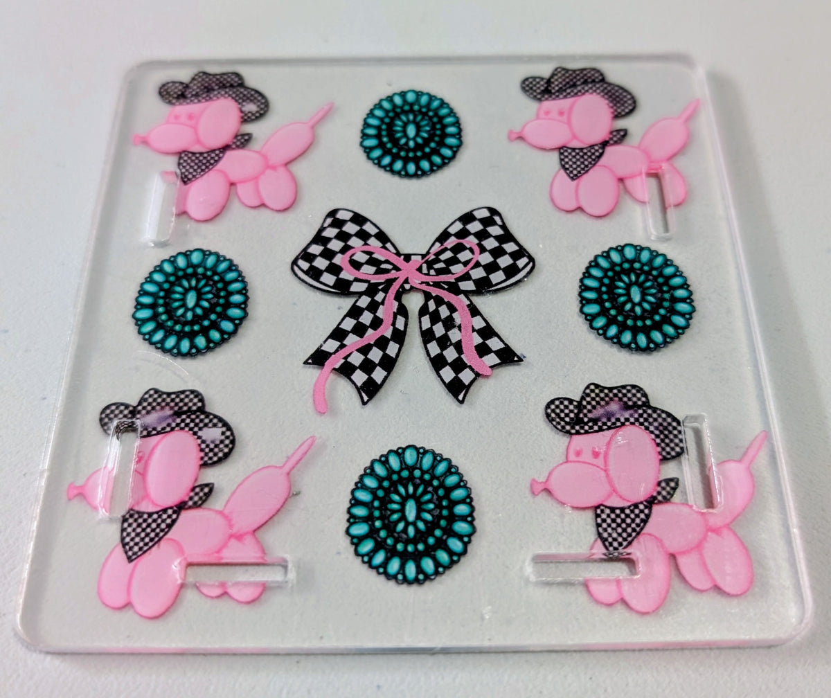 Cowboy Balloon Dogs & Conchos Pen Box