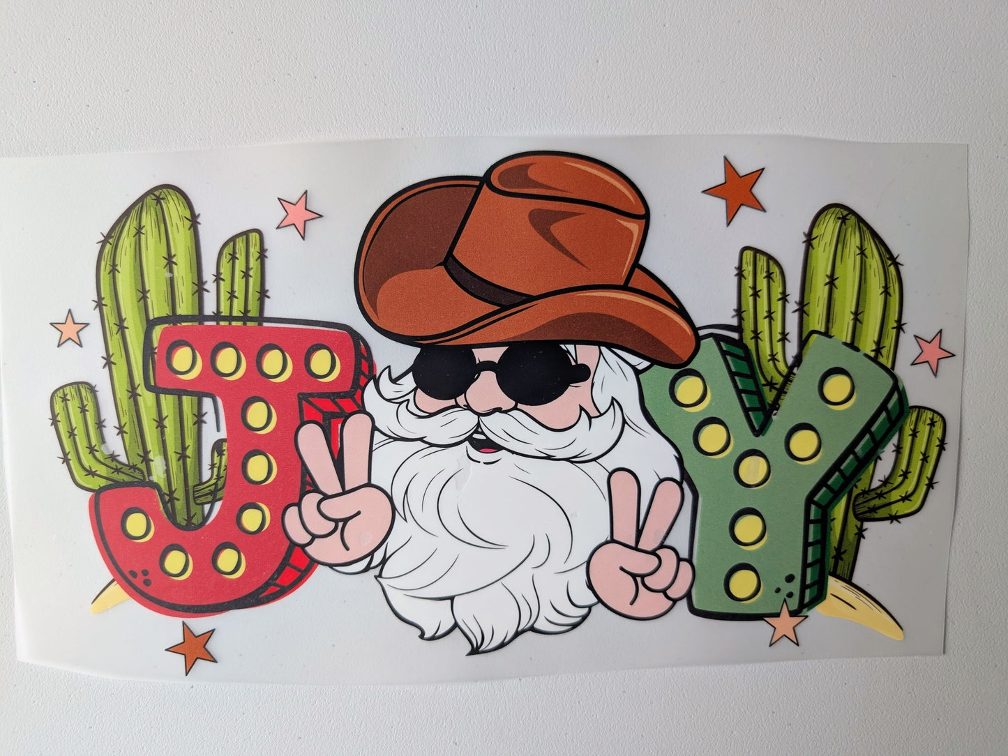 Shirt Design - Cowboy Santa Joy