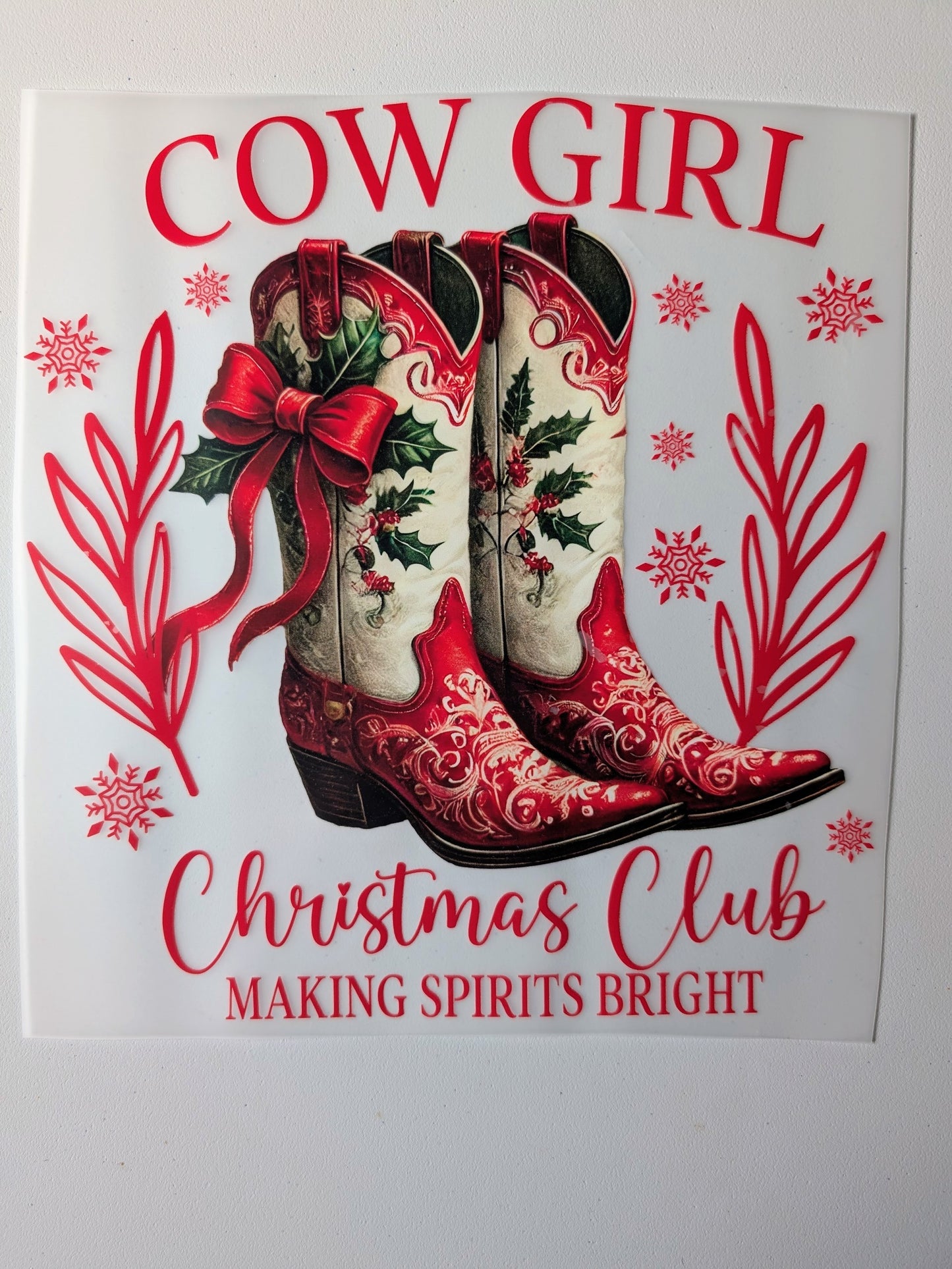 Shirt Design - Cowgirl Christmas Club