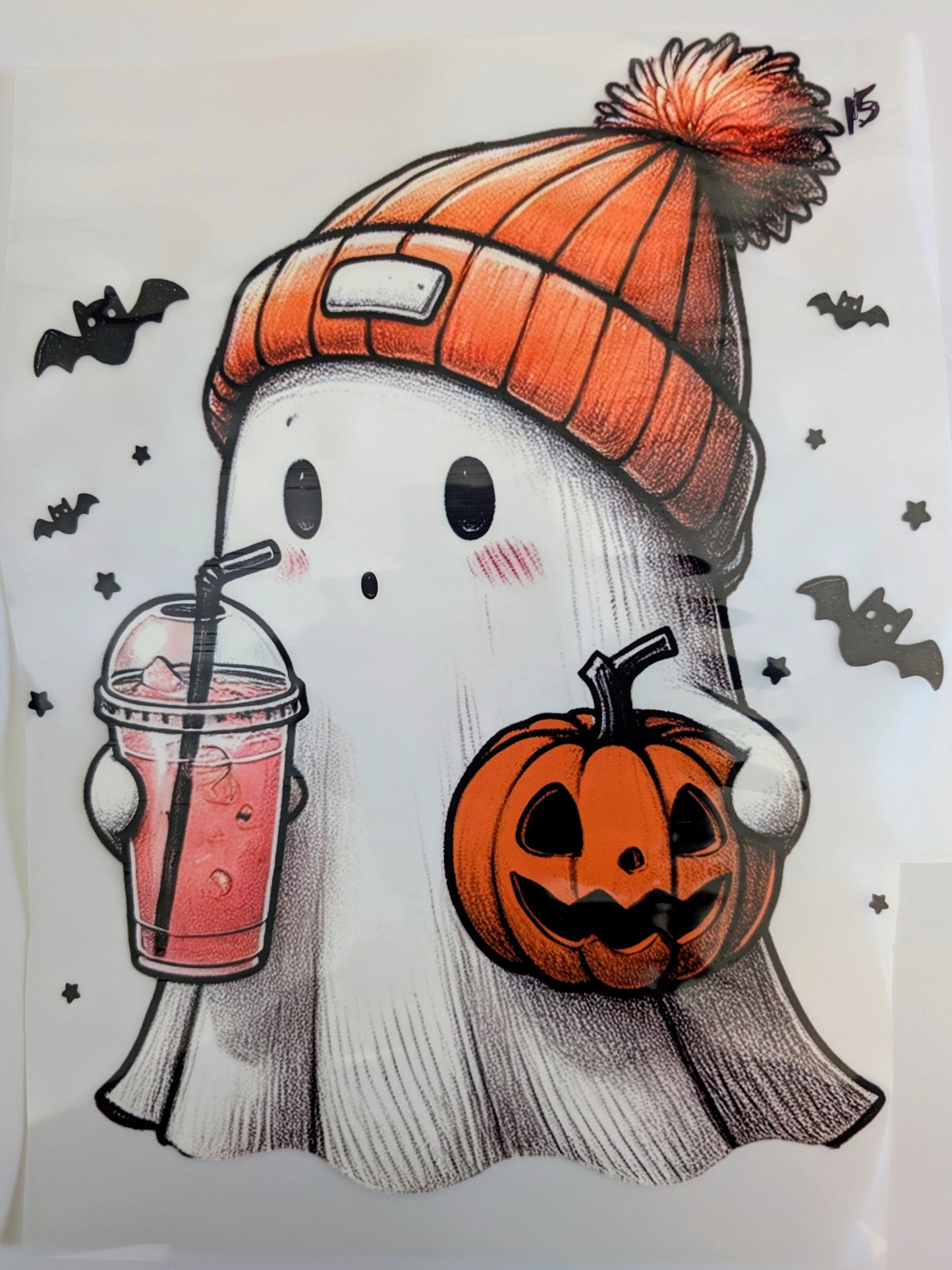 Shirt Design - Cute Ghost Ski Cap 2