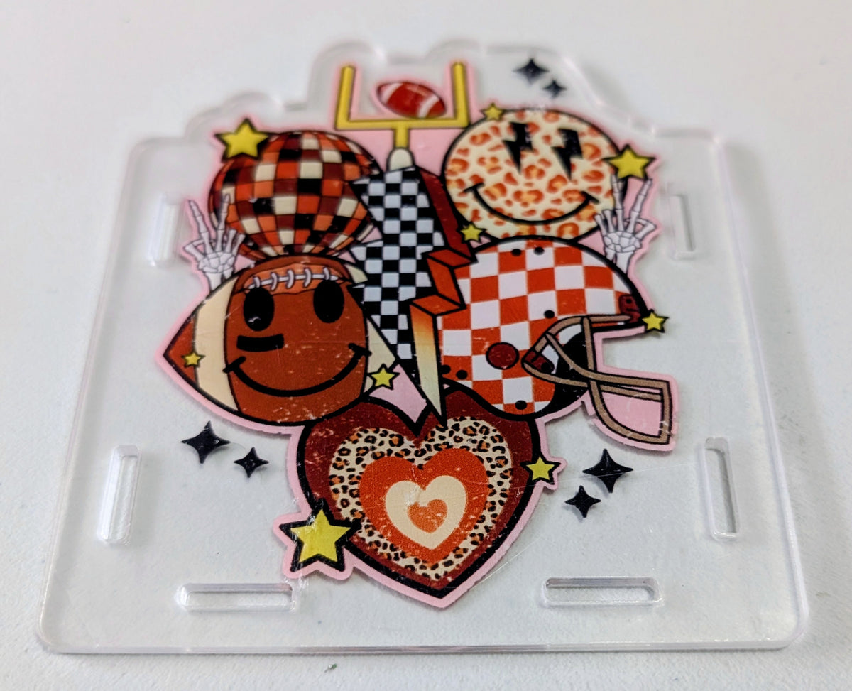 fall football collage Pen Box