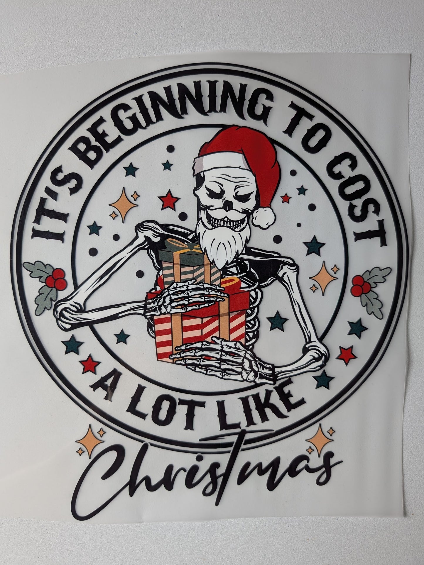 Shirt Design - It's beginning to cost a lot like Christmas