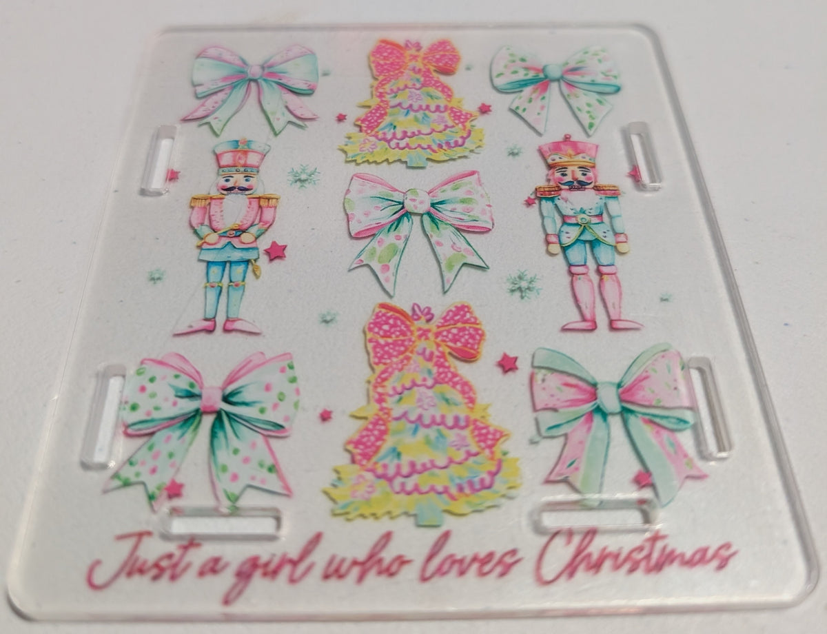 Just a Girl Who Loves Christmas Pen Box