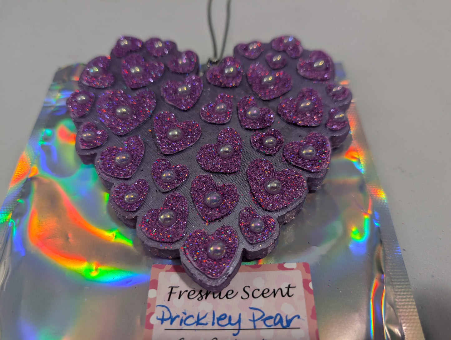 Lg. Heart with Pearls