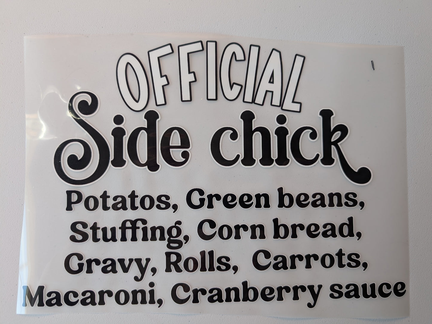 Shirt Design - Official Side Chick