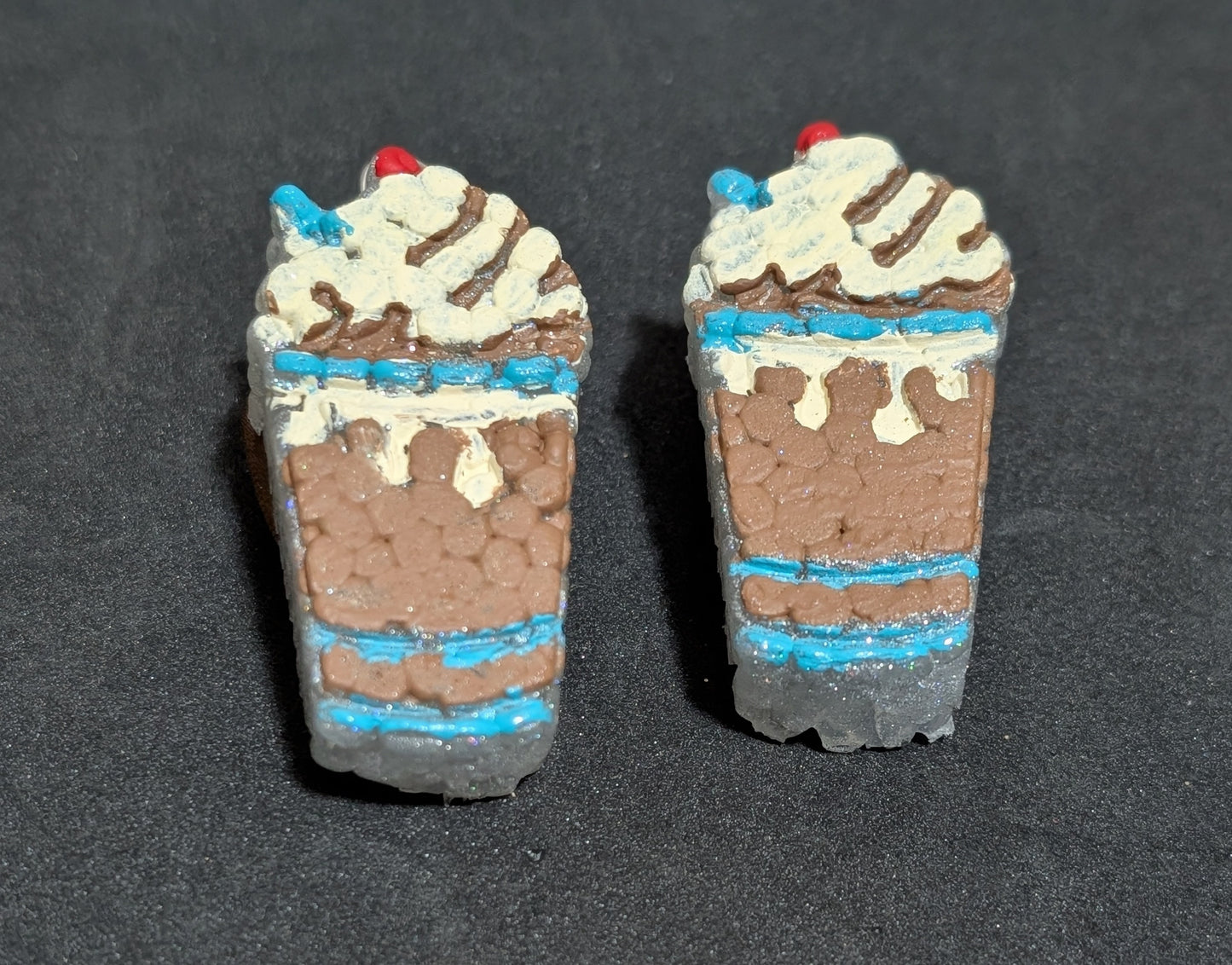 Chocolate Shake Vent Clips -Decorated $10.00