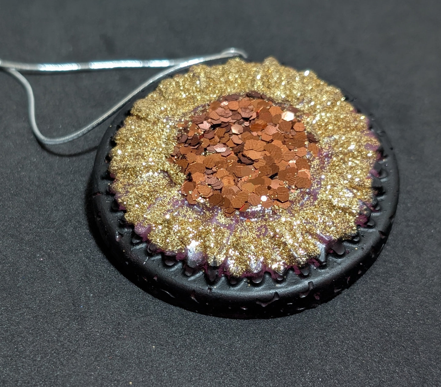 Sunflower Glittered Freshie - $12.00