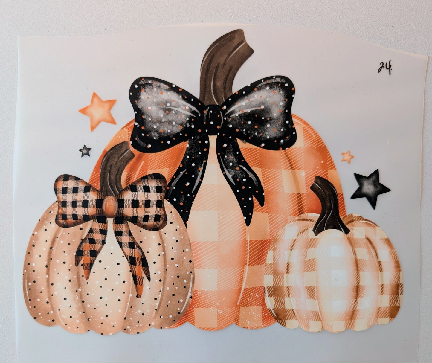 Shirt Design - Plaid Pumpkins