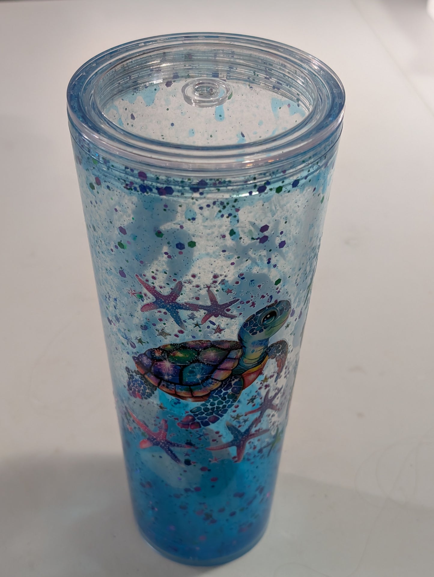 Sea Turtle and Starfish Cup
