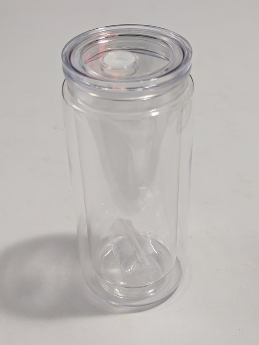 16oz Acrylic Snow Globe Cup