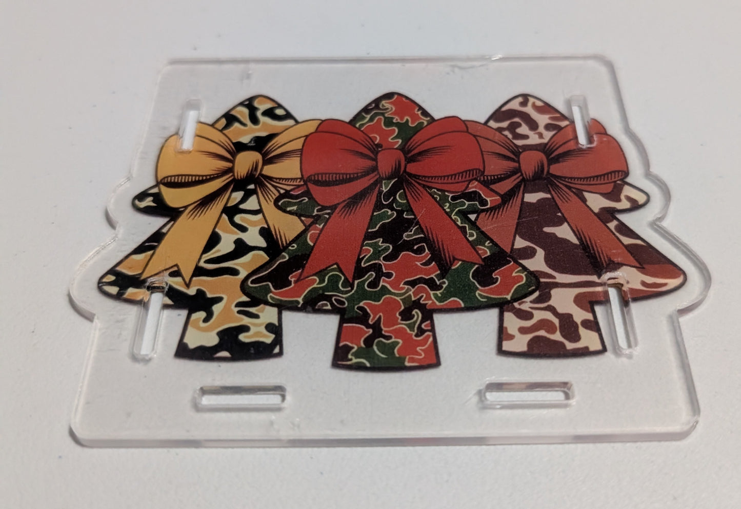 Camo Christmas Trees Pen Box