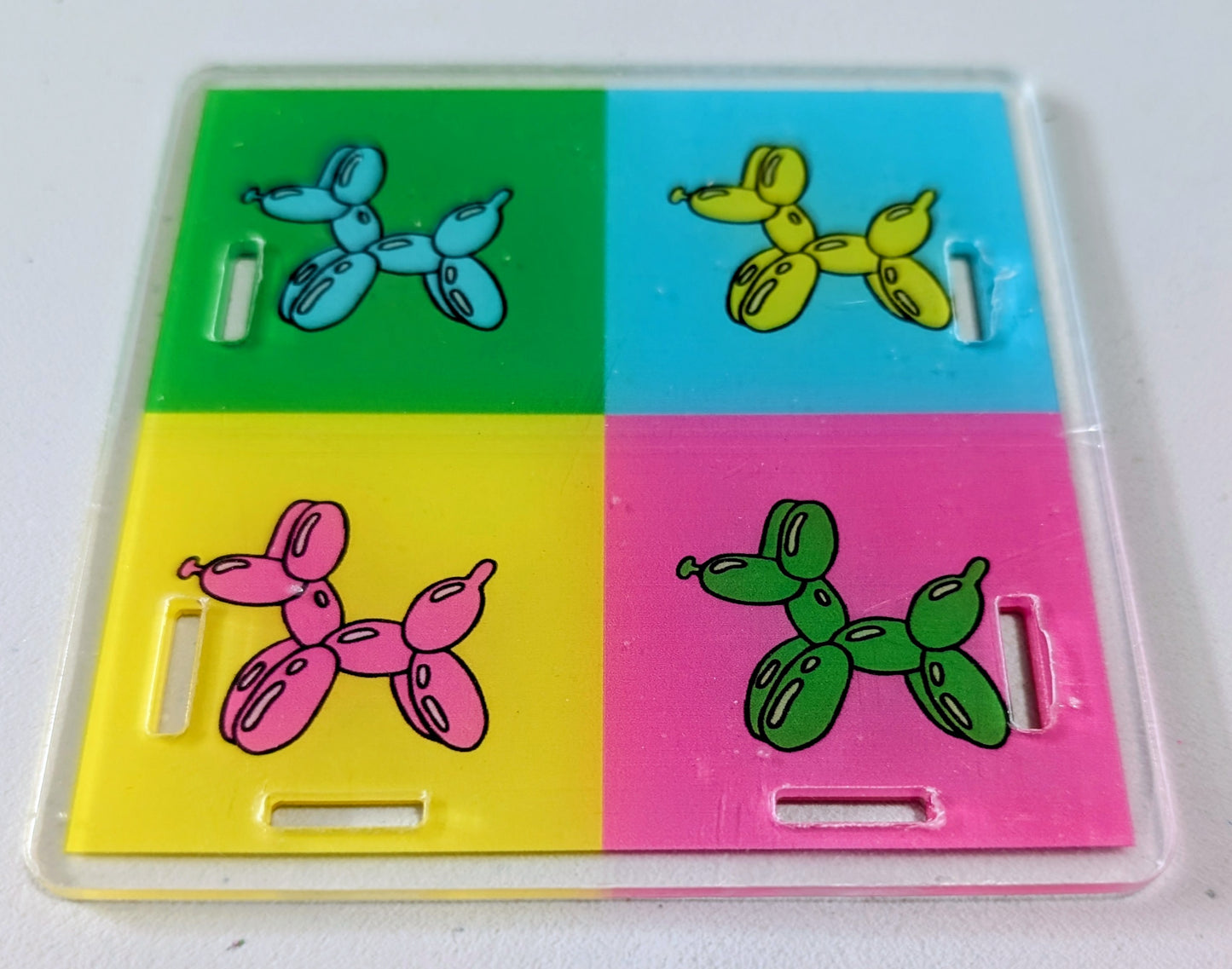 Color Block Balloon Dog Pen Box