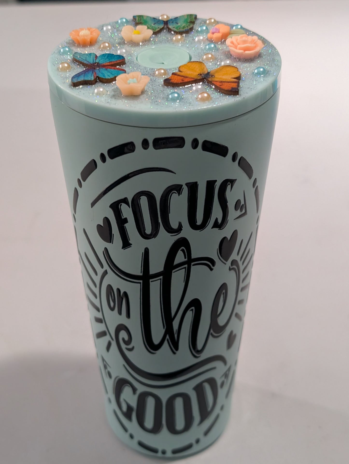 "Focus on the Good" Camera Cup