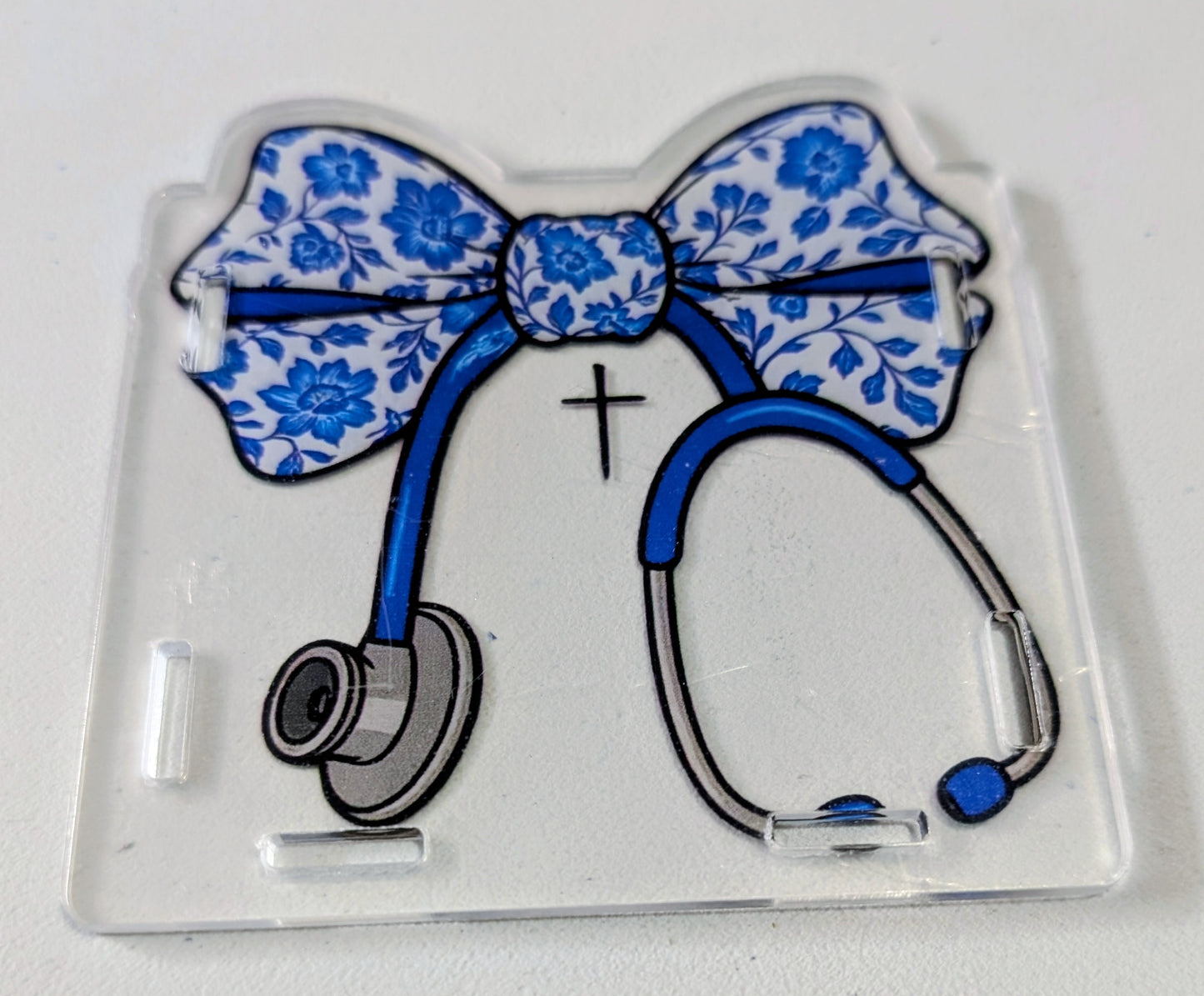 Medical Blue Print Stethoscope Pen Box