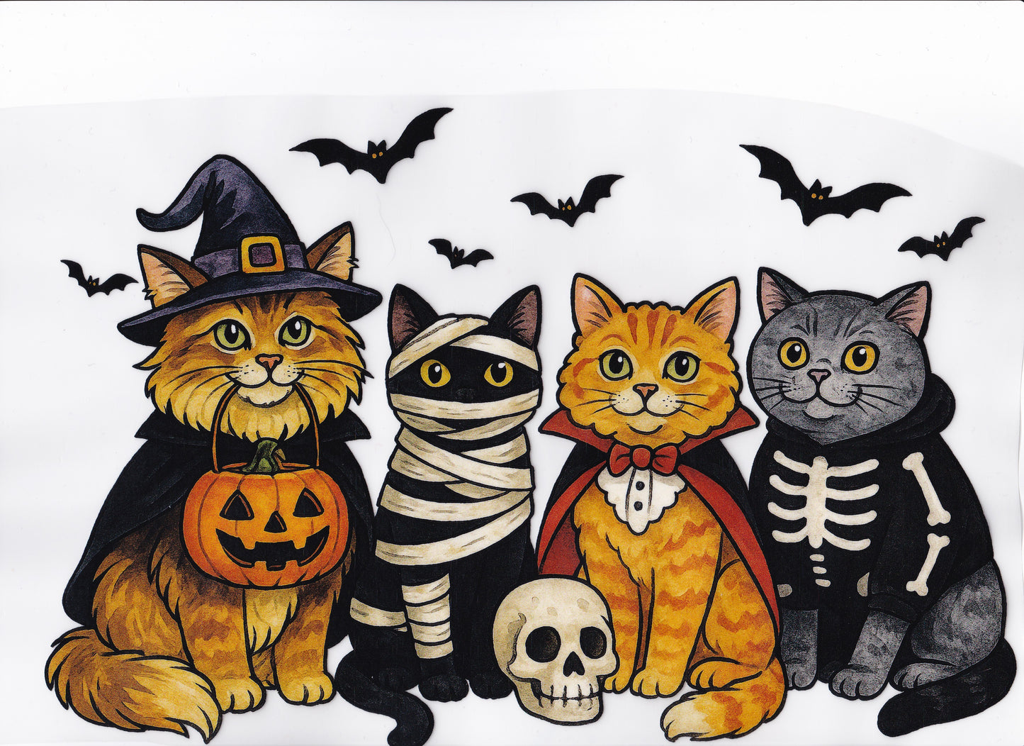 Shirt Design - Cats Trick or Treat