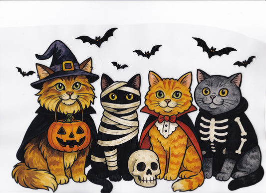 Shirt Design - Cats Trick or Treat