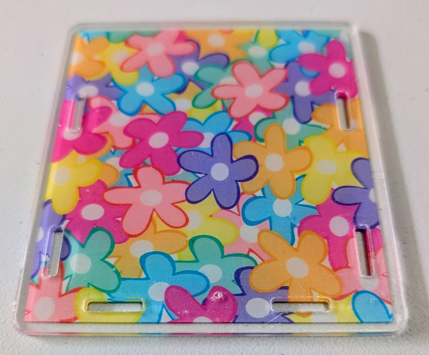 Bright 5 petal floral Pen Box