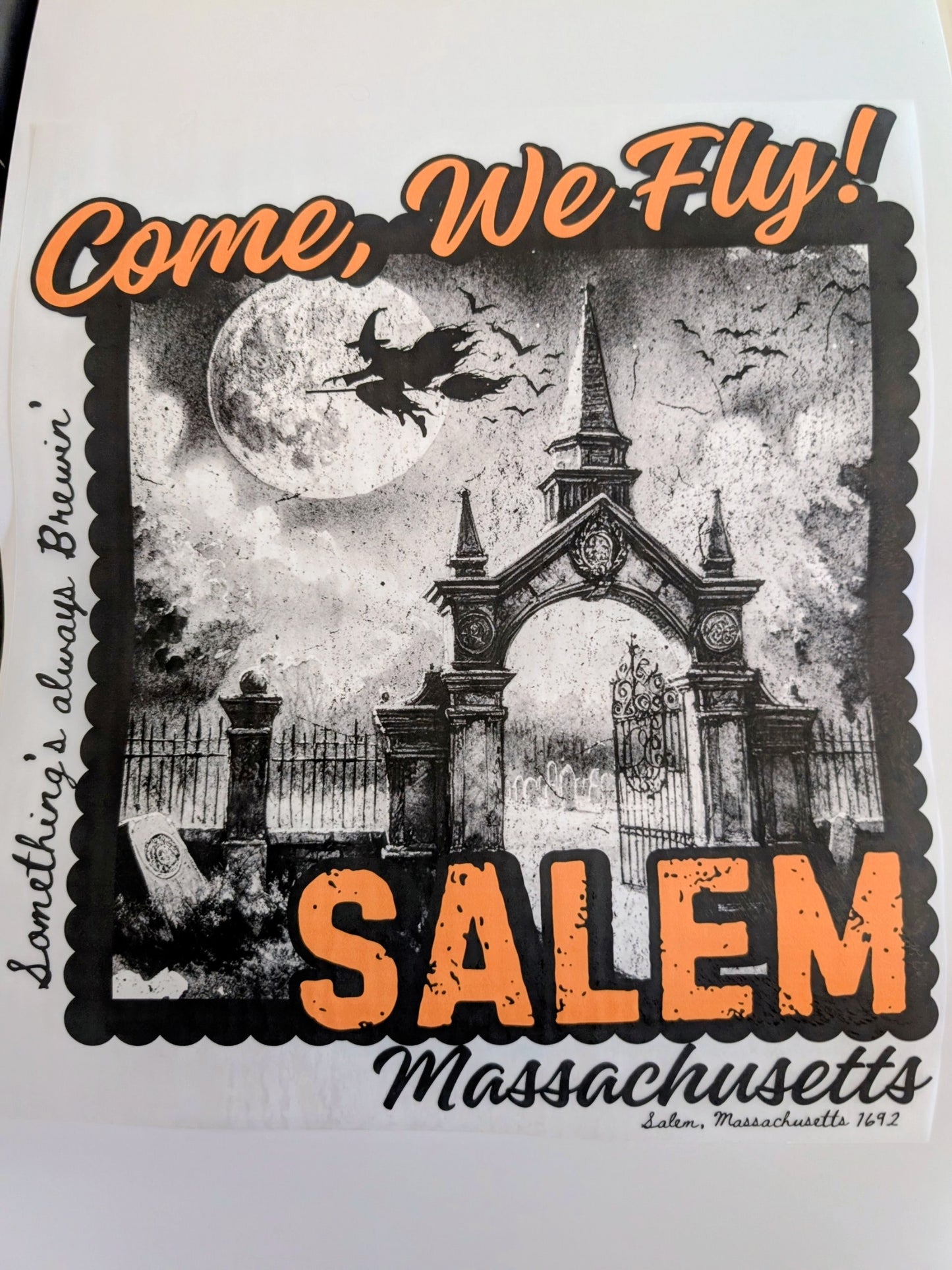 Shirt Design - Come We Fly Salem
