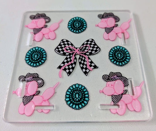 Cowboy Balloon Dogs & Conchos Pen Box