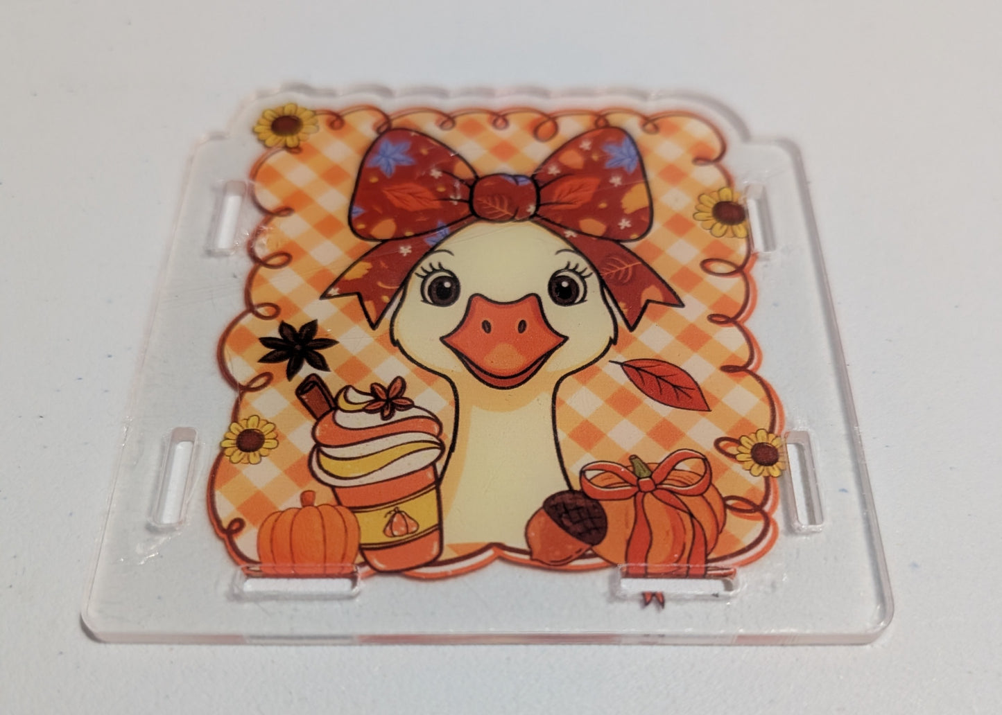 Fall Goose with Bow Pen Box