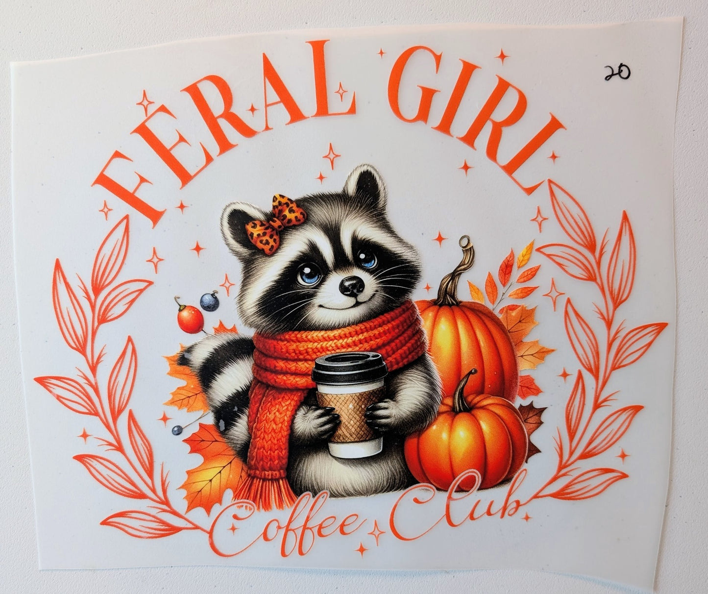 Shirt Design - Feral Girl Coffee Club