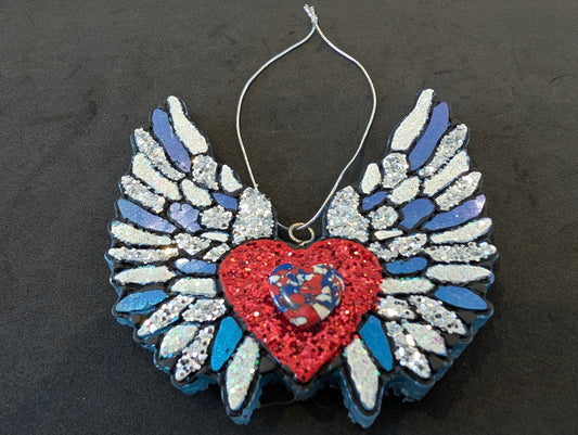 Winged Heart $16 Ornate Freshie