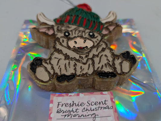 Discounted:  Highland Cow with Beanie