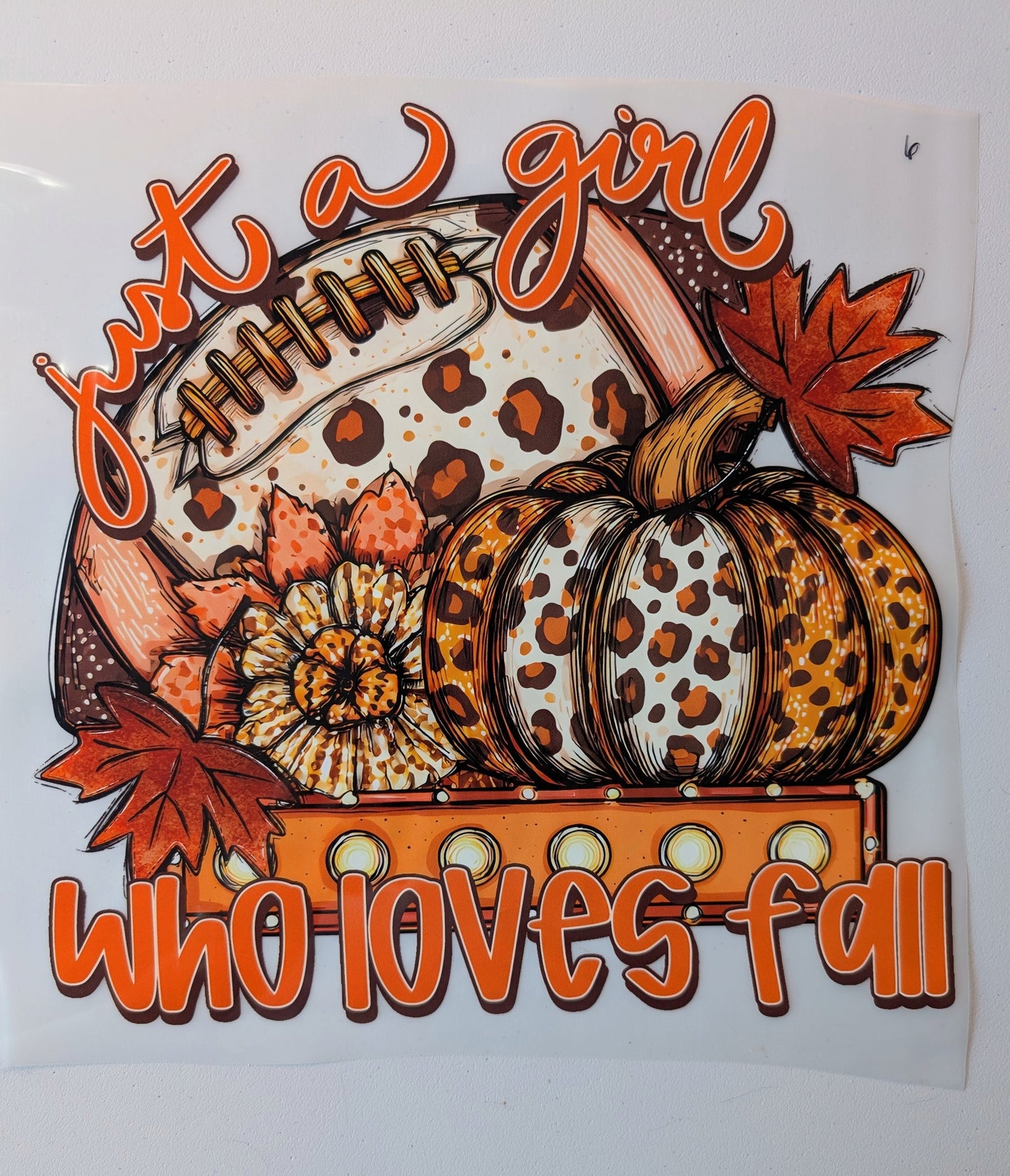 Shirt Design - Just A Girl That Loves Fall