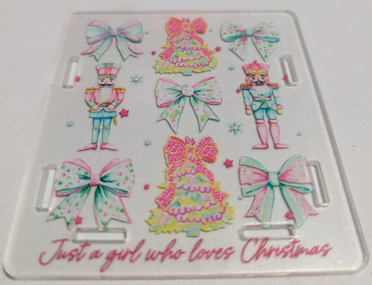 Just a Girl Who Loves Christmas Pen Box