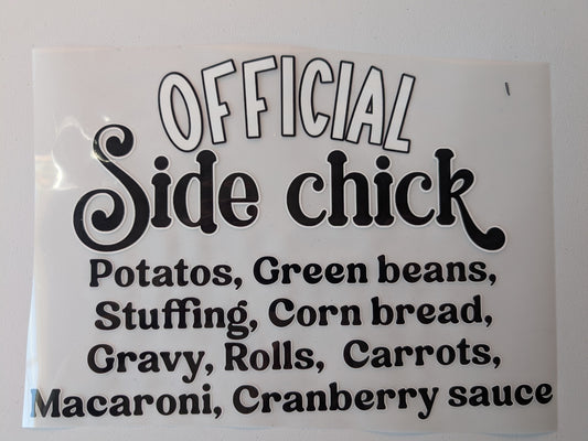 Shirt Design - Official Side Chick