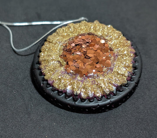 Sunflower Glittered Freshie - $12.00