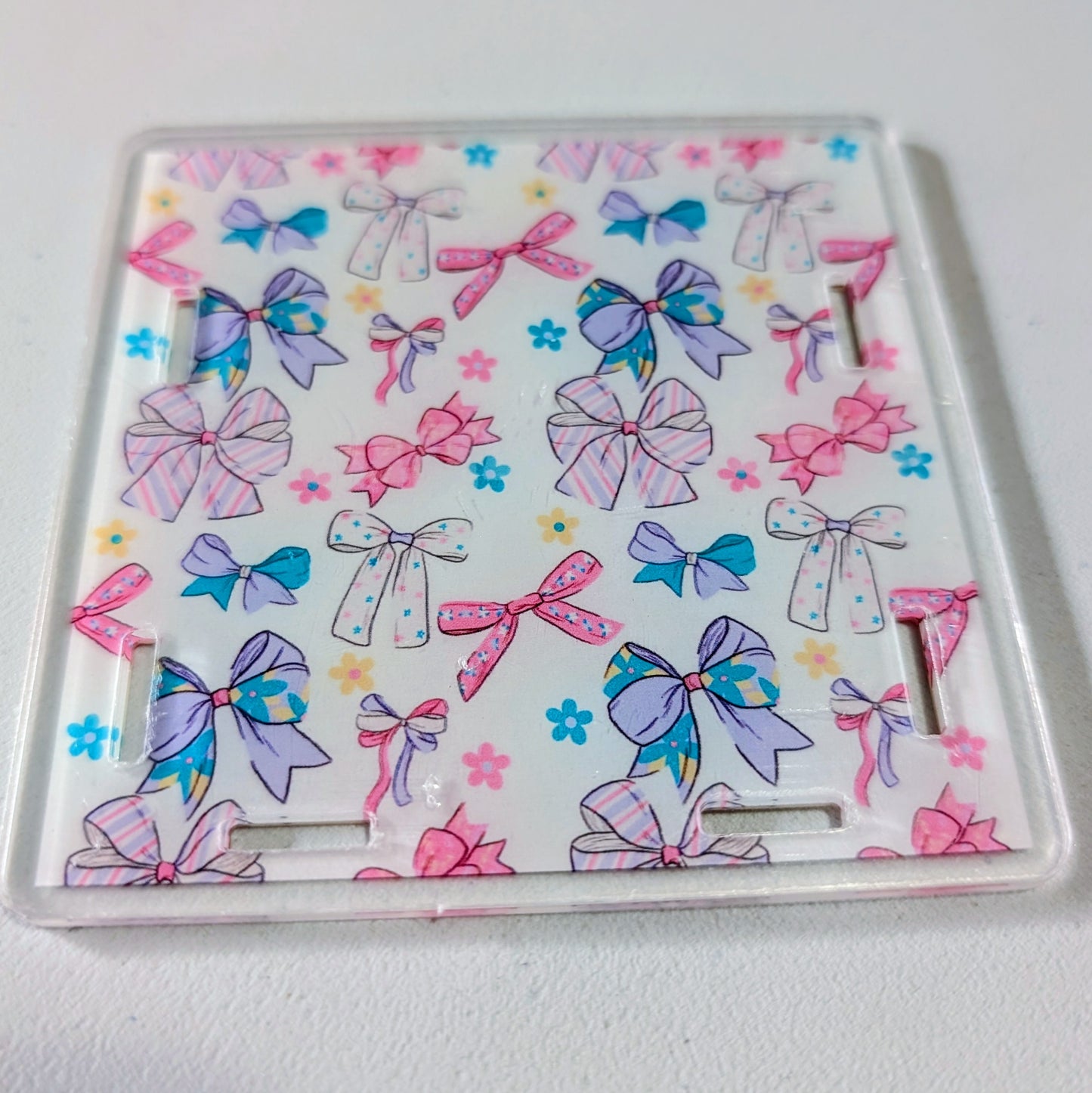 Blue, Pink, Purple Bow Assortment Pen Box