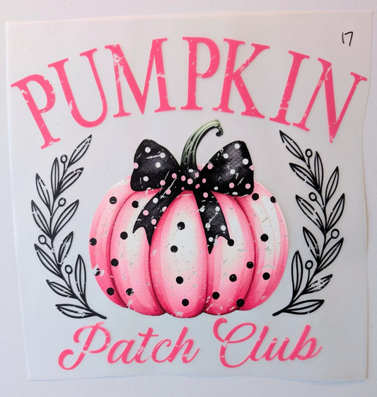 Shirt Design - Pumpkin Patch Club