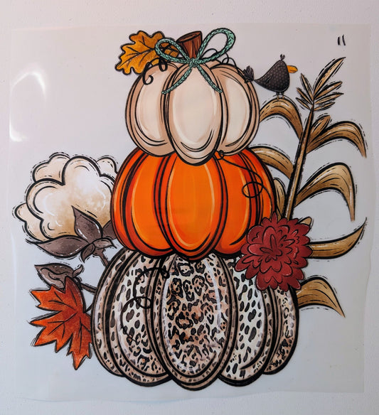 Shirt Design - Stacked Pumpkins
