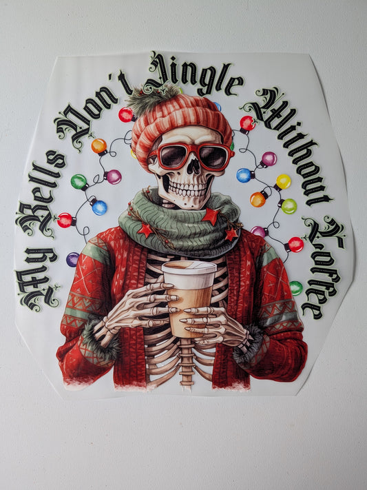 Shirt Design - The Bells Don't Jingle Without Coffee