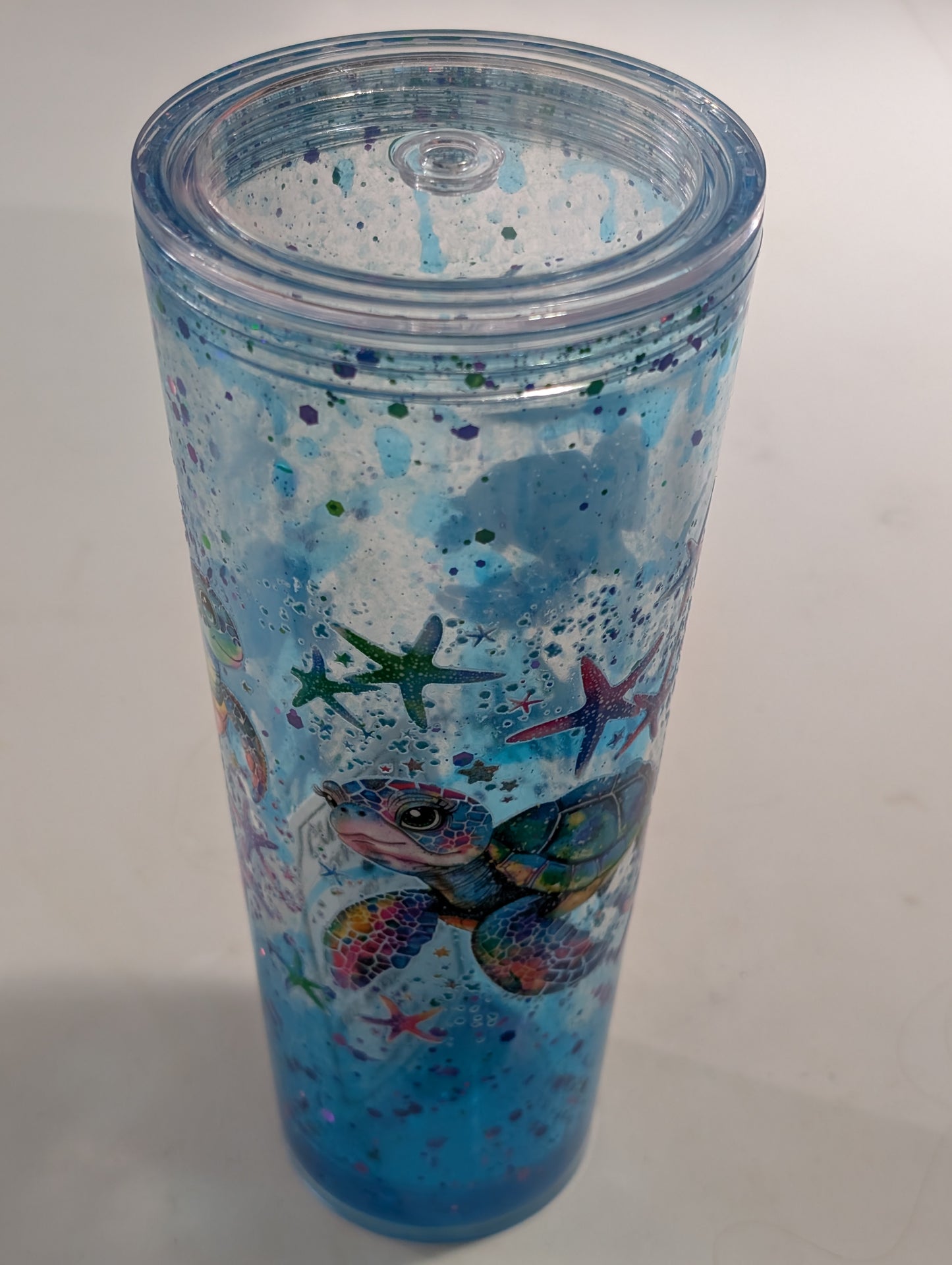 Sea Turtle and Starfish Cup