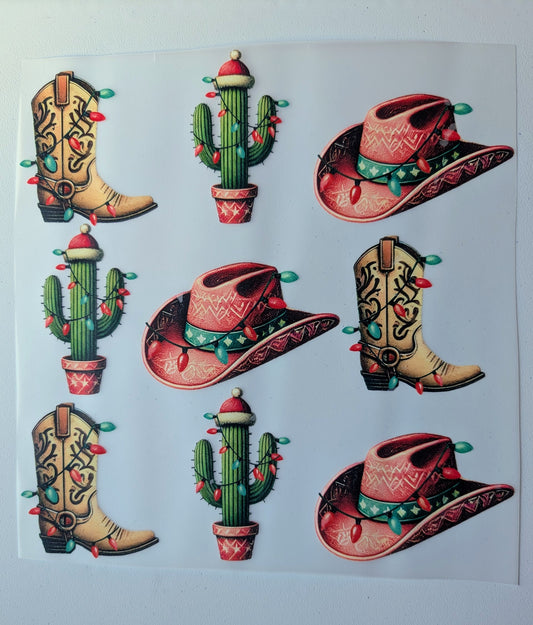 Shirt Design - Country Christmas Collage